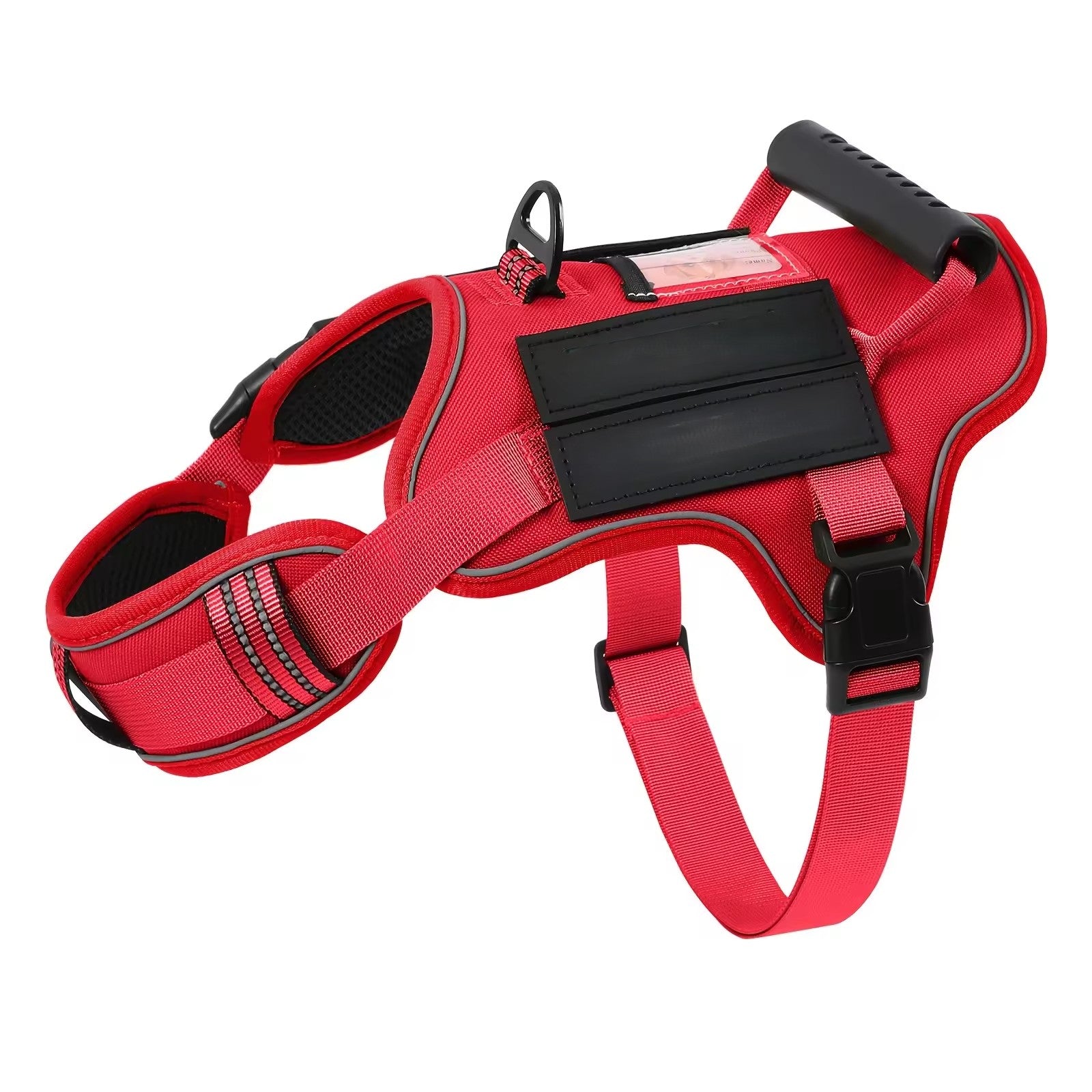 Tactical No-Pull Dog Harness — Handle, Reflective & Service Vest
