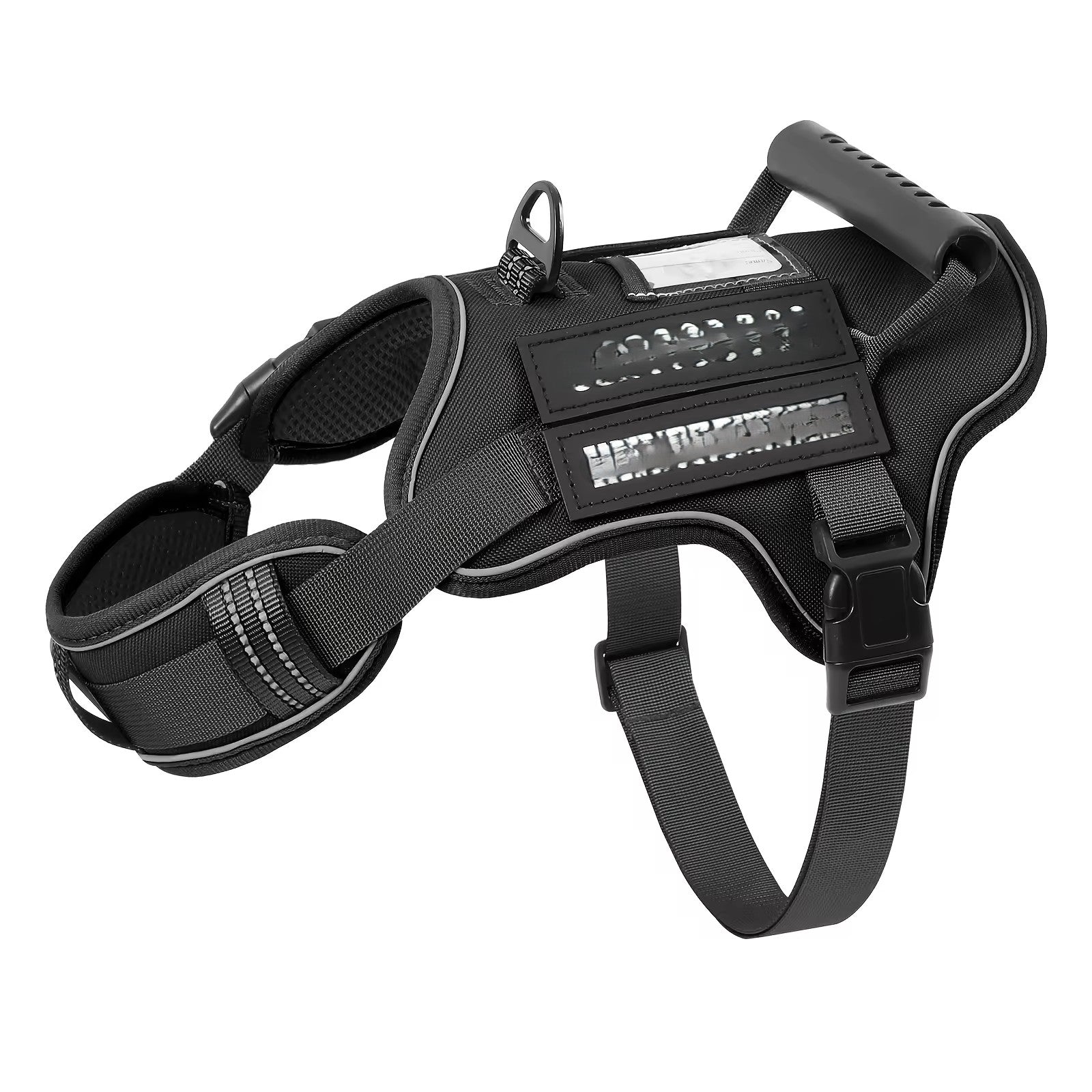 Tactical No-Pull Dog Harness — Handle, Reflective & Service Vest