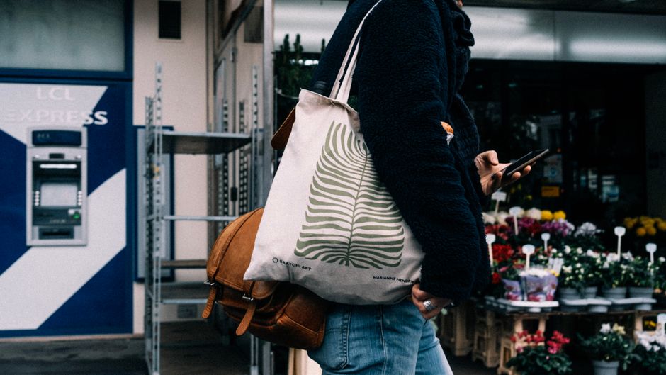 Phone Down Tote Bag | Digital Detox Carry-All for Wellness