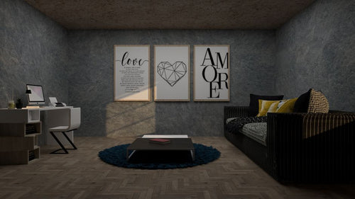 Custom Room Energy Poster | Personalized Wall Art for Women
