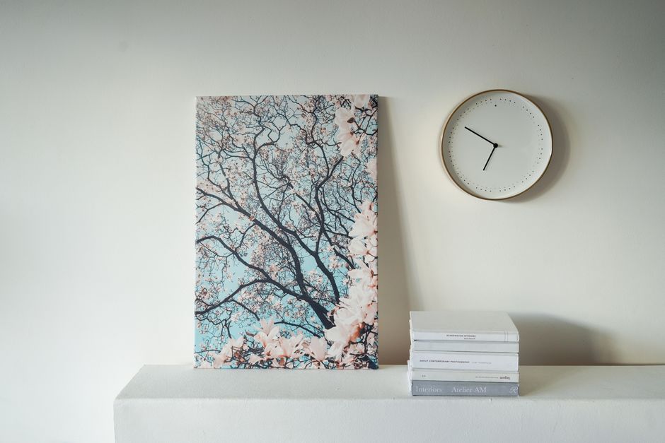 Minimalist Wellness Wall Canvas | Sanctuary Hours Decor