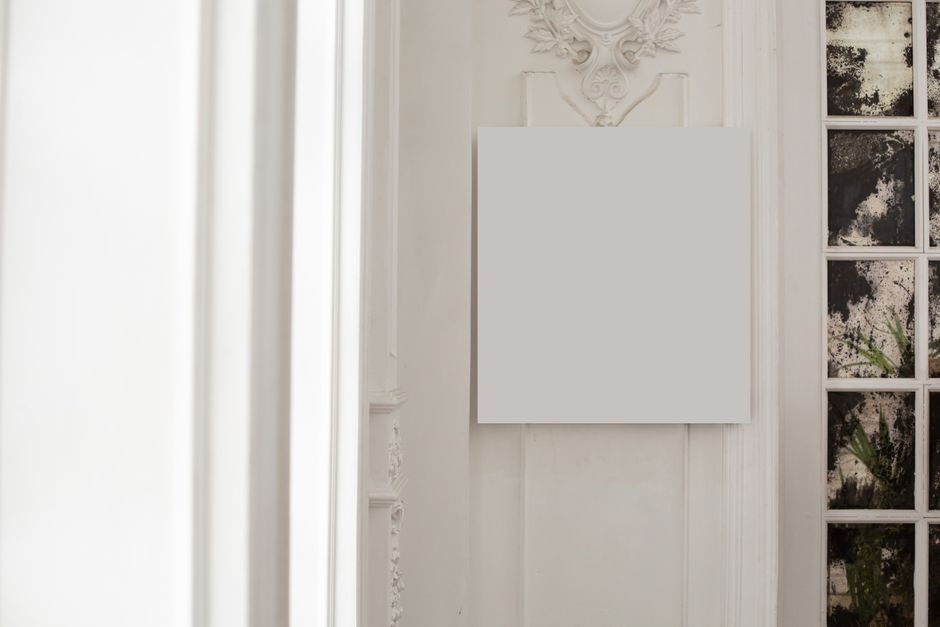 Sanctuary Wall 'Breathe Here' Affirmation Canvas Art Decor