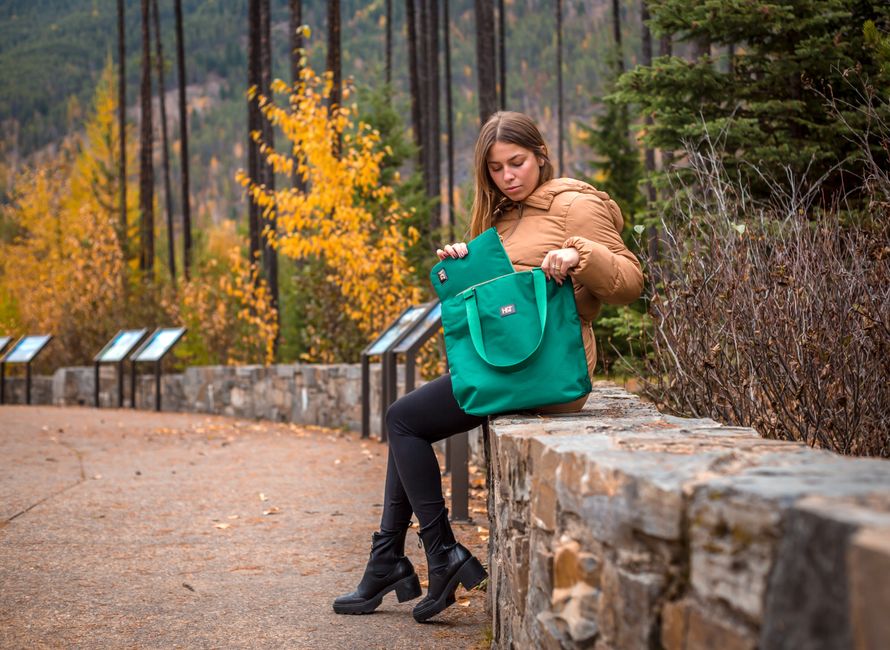Phone Down Presence On Tote Bag | Ethical Canvas Carryall